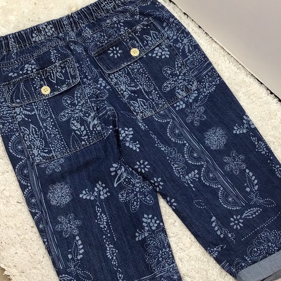 Free People blue floral pattern joggers S - Picture 8 of 11